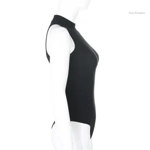 Body sexy avec col raffiné pour une allure chic