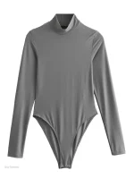 Body sexy à col roulé pour un look séduisant