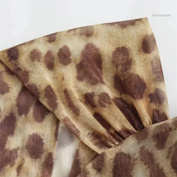 Body sexy avec design léopard pour une touche sauvage