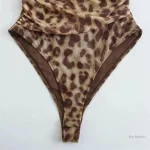Body sexy à motif animalier, essentiel de la garde-robe