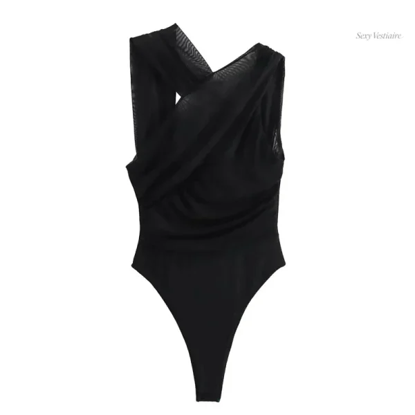 Body sexy imprimé léopard, idéal pour les sorties