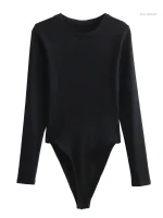 Body sexy à manches longues pour un look glamour