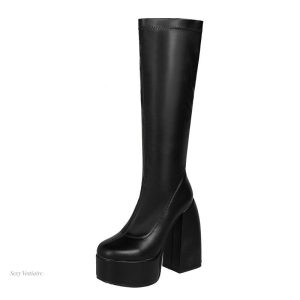 Bottes en caoutchouc sexy pour un style audacieux