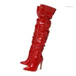 Chaussures sexy rouges pour soirées glamour