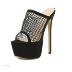 Chaussures sexy à talons, design élégant et audacieux
