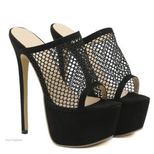 Modèle de chaussures sexy, parfait pour les soirées glamour