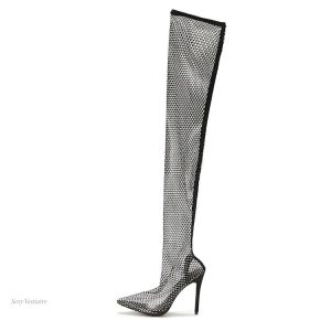Chaussures Transparentes Sexy pour un look audacieux