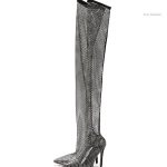 Chaussures sexy en PVC transparent et élégant