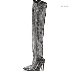 Chaussures sexy en PVC transparent et élégant