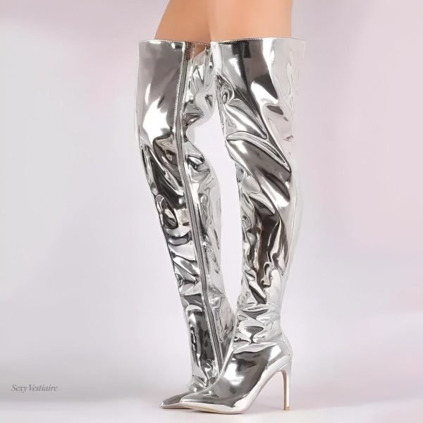 cuissardes-metalisee-sexy-1 Cuissardes sexy métalisées pour un look audacieux et tendance