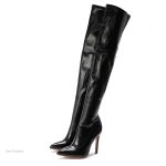Cuissardes noires au style sexy pour femme