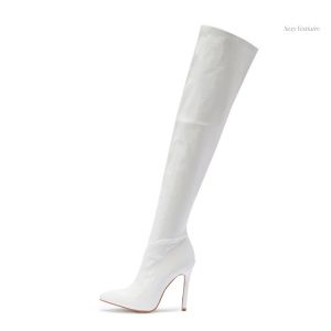 Cuissardes sexy à talons hauts
