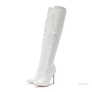 Cuissardes élégantes et sexy avec talons