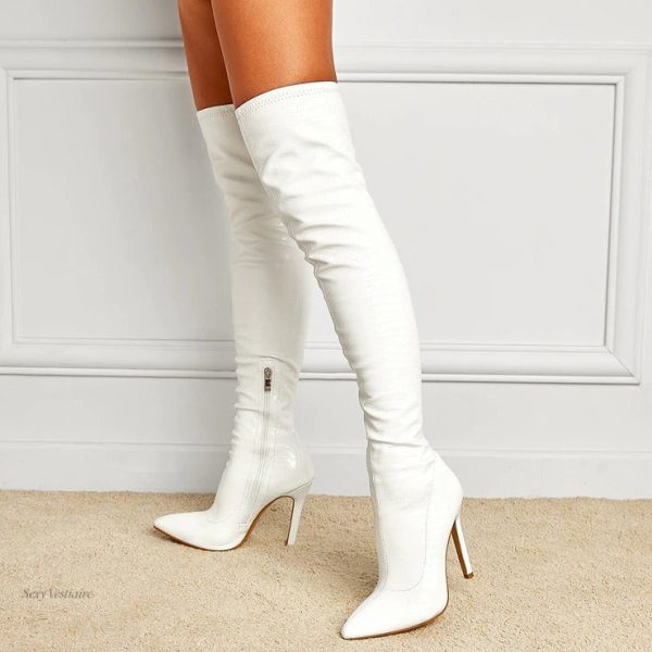 Mode cuissardes à talons, style affirmé et séduisant