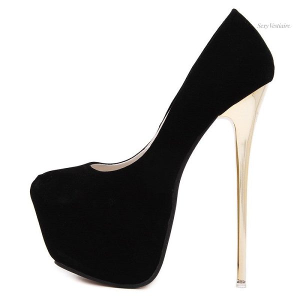 Escarpins noirs chic, parfaits pour les soirées