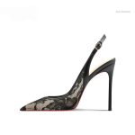 Chaussures à talons sexy en dentelle