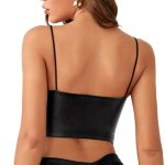 Haut sexy à manches courtes et style audacieux