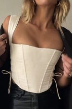 Top féminin sexy, idéal pour soirées et événements festifs
