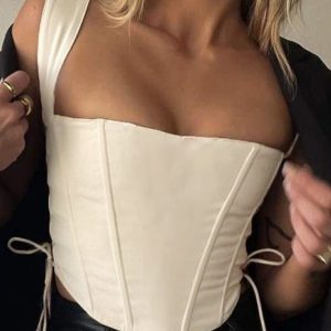 Top féminin sexy, idéal pour soirées et événements festifs