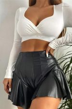 Style sexy avec cette jupe short, confortable et tendance