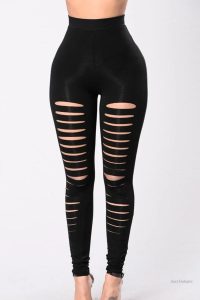 Legging avec découpes stylées pour un look séduisant