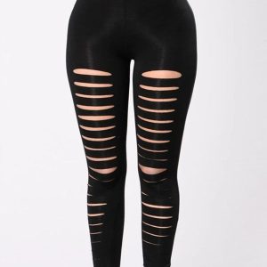 Legging avec découpes stylées pour un look séduisant