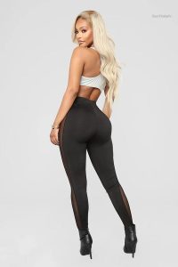 Legging femme léger et transparent, idéal pour une tenue séduisante