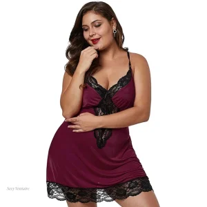 Nuisette élégante pour femme en grande taille