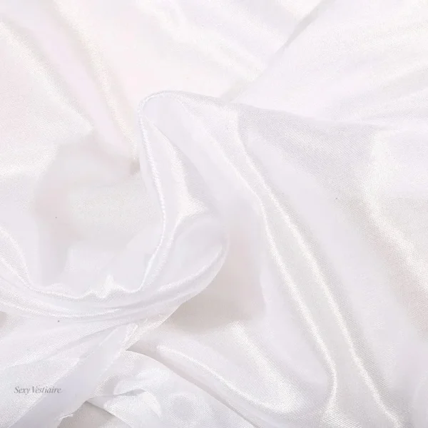 Nuisette sexy longue en dentelle délicate - vue 2