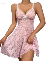 Nuisette en dentelle rose, parfaite pour la séduction