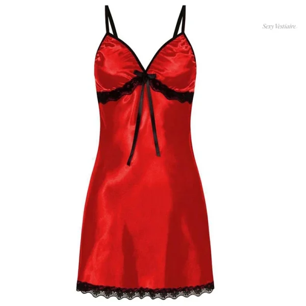 nuisette-sexy-satin-1 Nuisette sexy en satin élégante et séduisante
