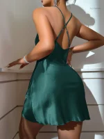 Nuisette sexy transparente en dentelle délicate - vue 5
