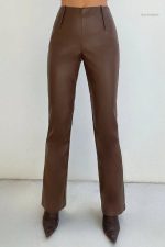 Pantalon en cuir pour un look élégant et séduisant