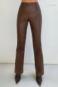 Pantalon en cuir pour un look élégant et séduisant