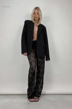 Pantalon fluide sexy pour une allure élégante