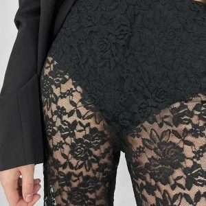 Pantalon sexy en tissu léger et confortable