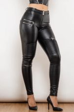 Pantalon moto femme sexy en style audacieux et moderne