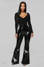 Pantalon noir sexy pour femme