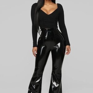 Pantalon noir sexy pour femme