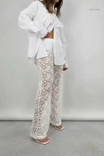 Pantalon séduisant et léger, idéal pour les soirées