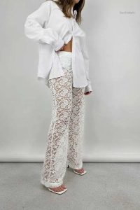 Pantalon séduisant et léger, idéal pour les soirées