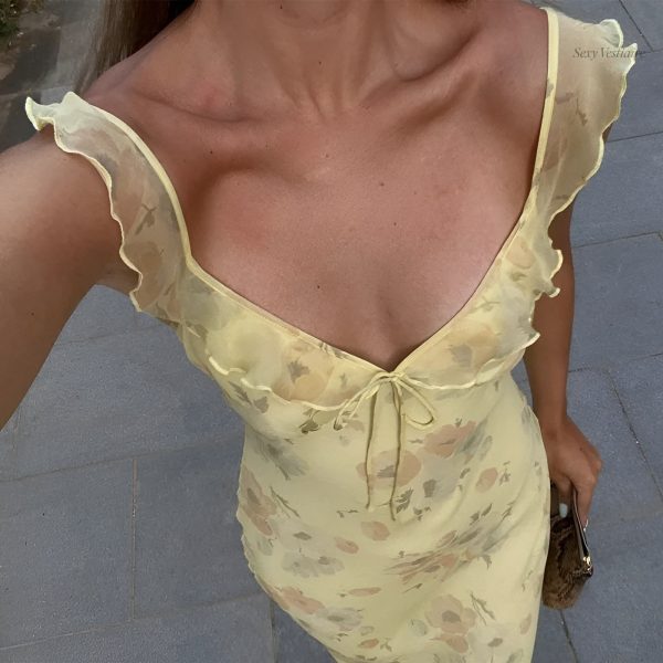 Robe à Motif Floral pour Look Audacieux
