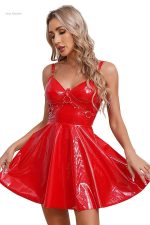 Robe Bustier en Latex Sexy