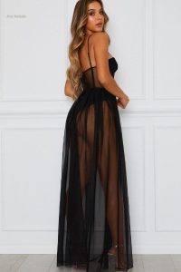 Robe sexy avec design bustier flatteur
