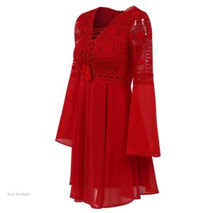 Robe de princesse en tissu léger, look séduisant