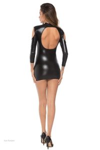 Vêtement en latex ajusté, parfait pour les soirées