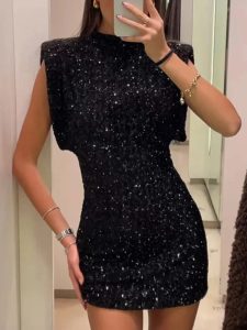 Robe noire chic et sexy pour une allure élégante