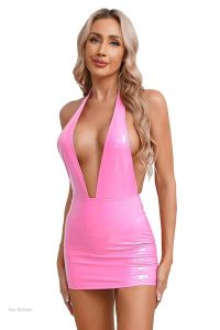 Robe Sexy Fluo Rose pour un look audacieux