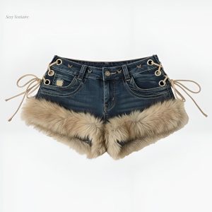 Short sexy en denim, alliant confort et style moderne