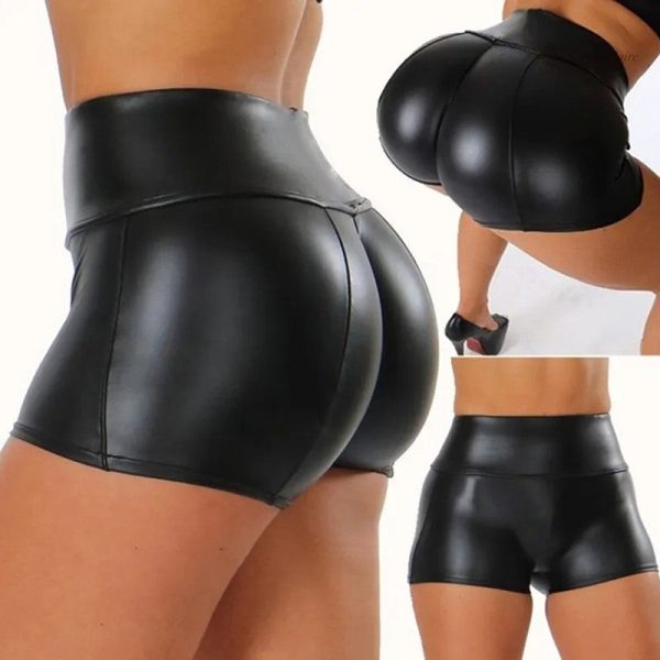 Short en cuir élégant pour un style sexy et confident.